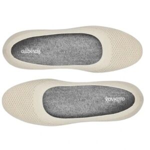 Allbirds Tree Breezers Beige Tan Knit Ballet Slippers Flats Shoes Size 10.5